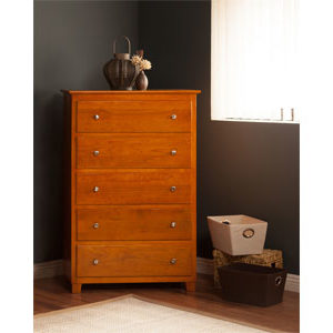 atlantic five drawer chest